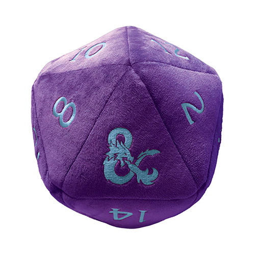 Ultra Pro - Dungeons & Dragons - Jumbo D20 Plush - Phandelver Campaign - Royal Purple and Sky Blue