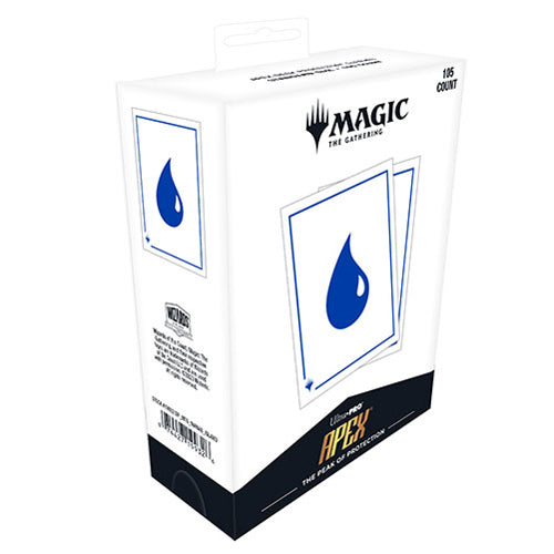 Ultra Pro - Magic: The Gathering - 100+ Apex Sleeves - The Island - Mana 8
