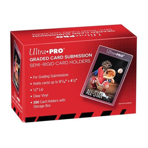 Ultra Pro - Semi Rigid 1/2 Inch Lip Tall Sleeves 200 Pack