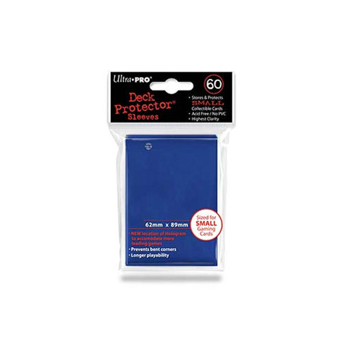Ultra Pro Small Card Sleeves 60pk - Blue (10 Count CDU)