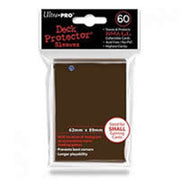 Ultra Pro Small Card Sleeves 60pk - Brown (10 Count CDU)