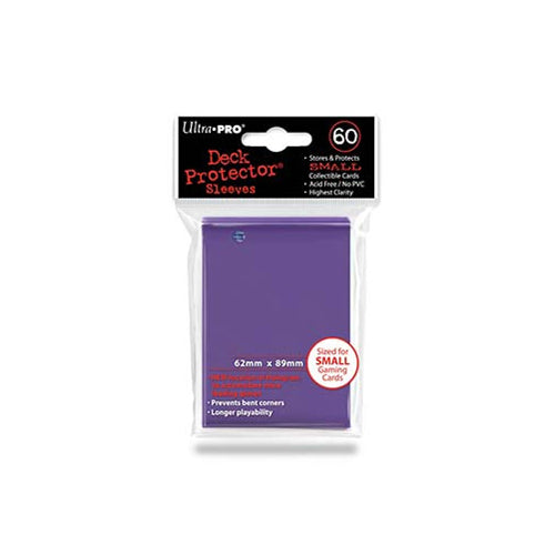 Ultra Pro Small Card Sleeves 60pk - Purple (10 Count CDU)