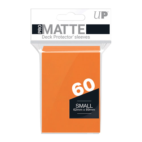 ultra pro small card sleeves Ultra PRO - Small PRO-MATTE Card Sleeves (60) - Orange