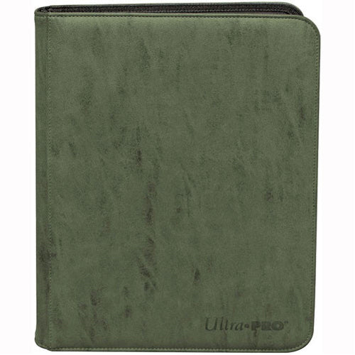 Ultra Pro: Suede Collection Zippered 9-Pocket Premium PRO-Binder- Emerald