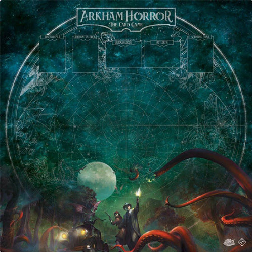 Unit Countless Terrors 1-4 Player Playmat: Arkham Horror Lcg