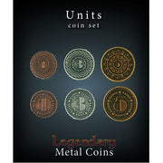 Units Coin Set Legendary Metal Coins