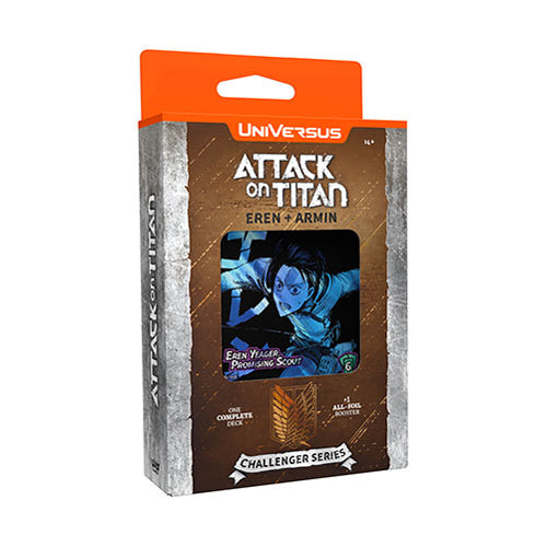 進撃の巨人 UNIVERSUS シリアルナンバー 13 Attack titan UniVersus: Attack on Titan: Battle for Humanity Booster Box | Zatu