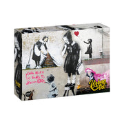 Urban Art: Banksy - Girl on a Stool