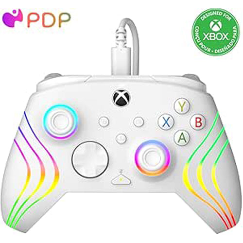 Afterglow Wired Wave White Controller - Xbox