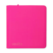 Vault X - 12-Pocket Exo-Tec® Zip Binder - Neon Pink