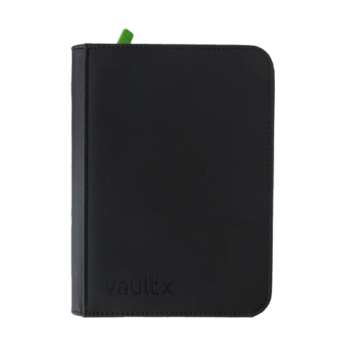 Vault X - 4-Pocket Exo-Tec Zip Binder - Signature Black