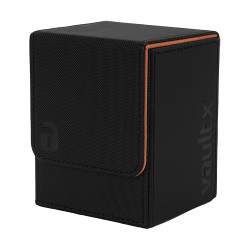 Vault X - Exo-Tec Toploading Deck Box 80+ - Black / Electric Orange