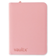 Vault X - 9-Pocket Exo-Tec Zip Binder - Just Pink