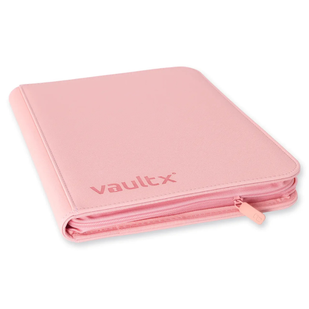 Vault X - 9-Pocket Exo-Tec Zip Binder - Just Pink