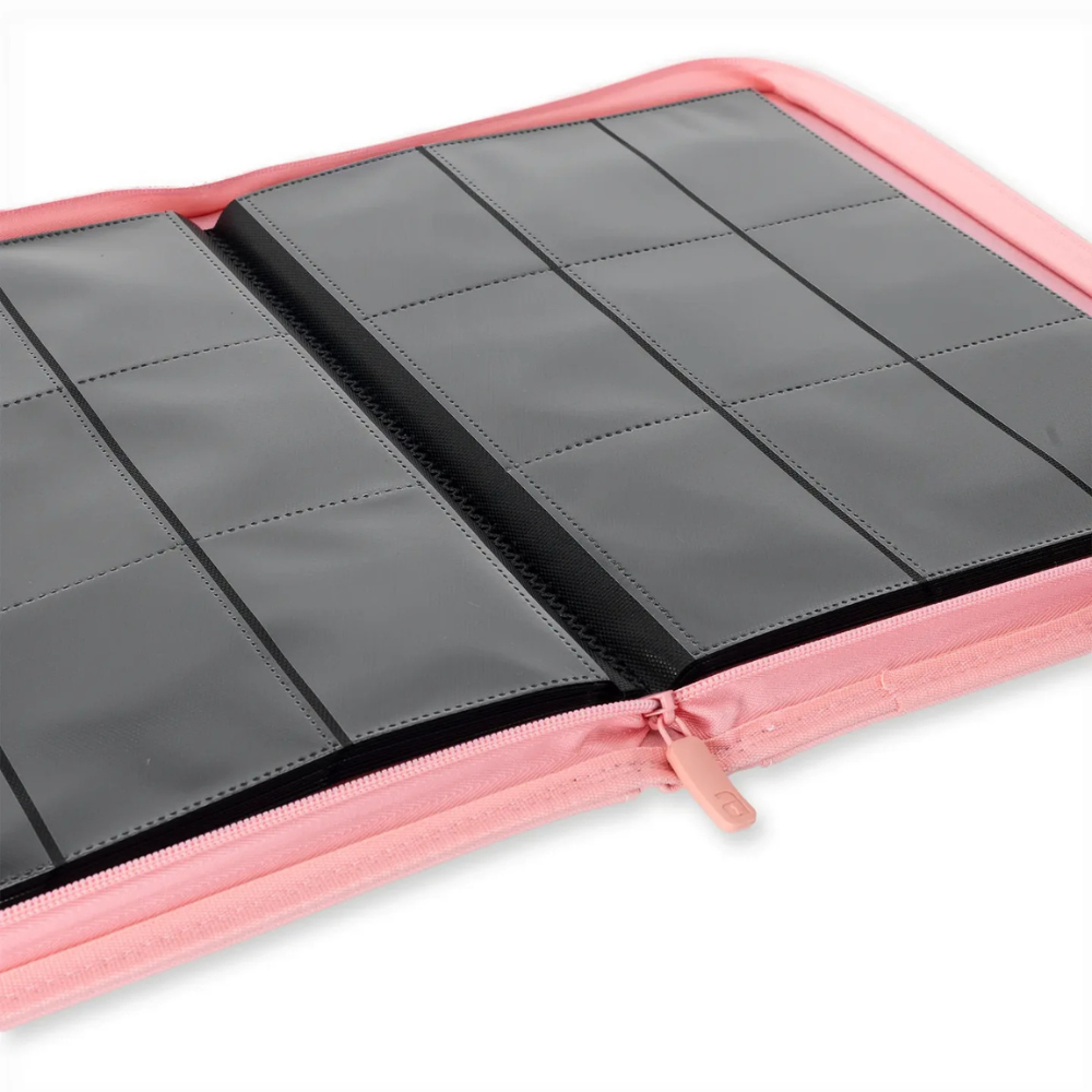 Vault X - 9-Pocket Exo-Tec Zip Binder - Just Pink