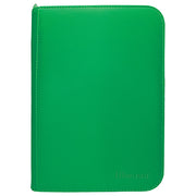 Vivid 4-Pocket Zippered PRO-Binder - Green