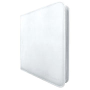 Vivid 4-Pocket Zippered PRO-Binder - White