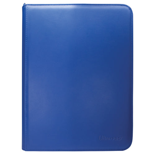 Vivid 9-Pocket Zippered PRO-Binder - Blue