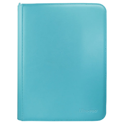 Vivid 9-Pocket Zippered PRO-Binder - Light Blue