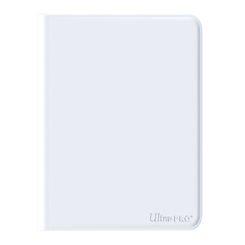 Vivid 9-Pocket Zippered PRO-Binder - White