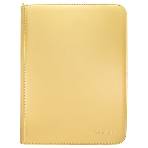 Vivid 9-Pocket Zippered PRO-Binder - Yellow
