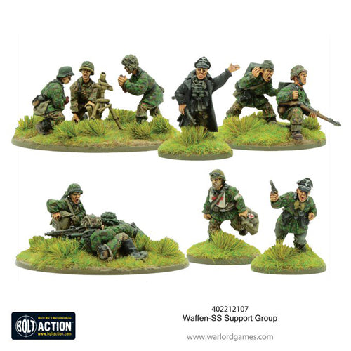 Waffen-SS Support Group (HQ, Mortar & MMG)