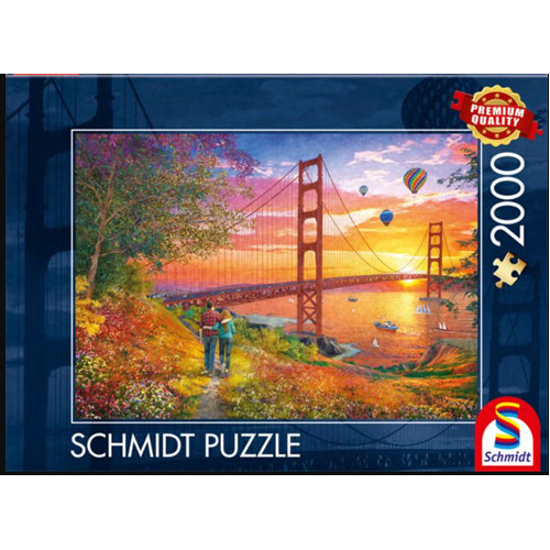 Walking to the Golden Gate Bridge (2000pc)
