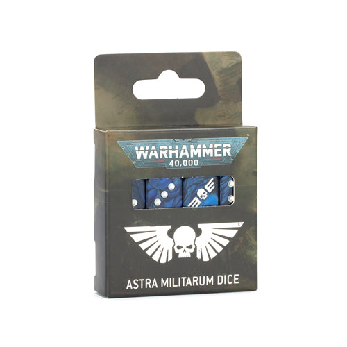 Warhammer 40000: Astra Militarum Dice (Blue)