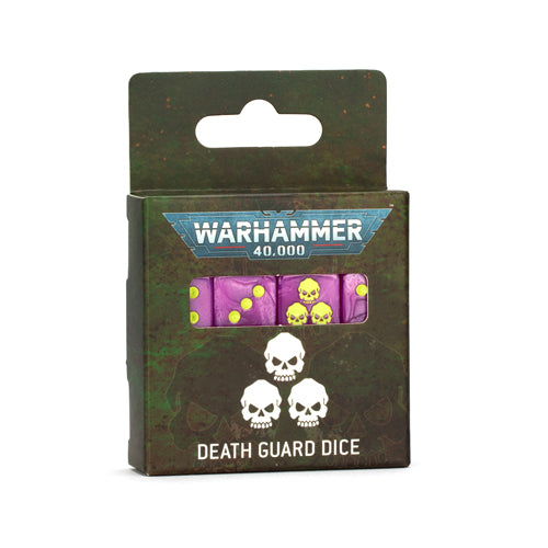 WARHAMMER 40,000 DEATH GUARD デスガード　ダイス Warhammer 40000: Death Guard - Dice Set | Zatu Games