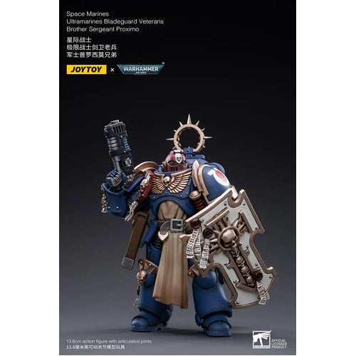 Warhammer 40K 1/18 Scale Ultramarines Bladeguard Veteran Brother Sergeant Proximo