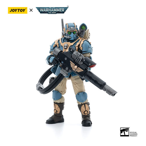 Warhammer 40k Action Figure 1/18 Astra Militarum Tempestus Scions Squad 55th Kappic Eagles Tempestus Scion 1 12 cm