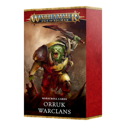 Warhammer: Age of Sigmar - Warscroll Cards - Orruk Warclans