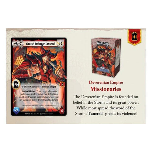 Warlord: Saga of the Storm CCG - Into the Accordlands Starter Deck - Deverenian