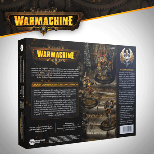 Warmachine: Cygnar Gravediggers Auxiliary Expansion