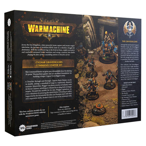 Warmachine: Cygnar Gravediggers Command Starter