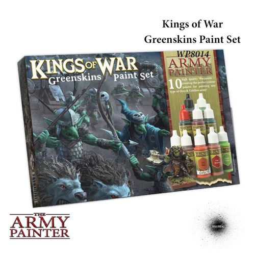 Warpaints Kings of War Greenskins Paint Set