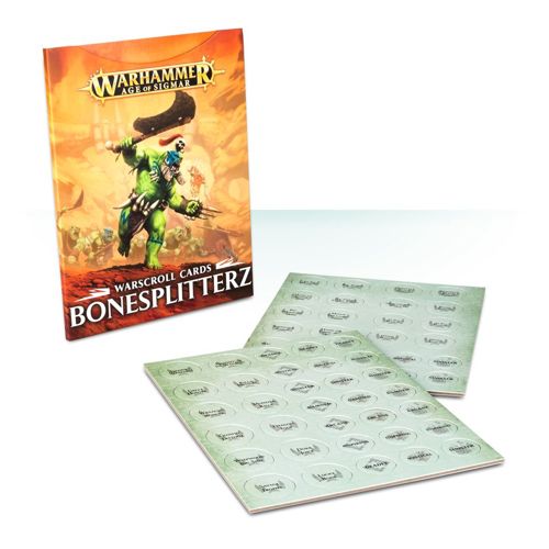 Warscroll Cards: Bonesplitterz (Eng)