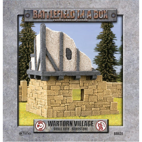Wartorn Village: Small Ruin - Sandstone (x1)