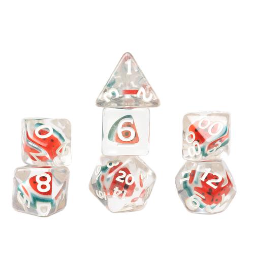 Watermelon: Fruit Slice Dice Set - Sirius Dice