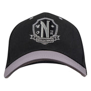 Wednesday Curved Bill Cap Nevermore Academy Black