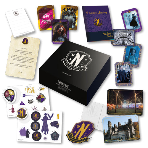 Wednesday Nevermore Academy Welcome Kit