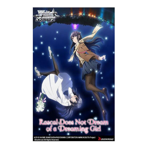 Weiss Schwarz: Booster Pack - Rascal Does Not Dream of A Dreaming Girl | Zatu Games Weiss Schwarz: Booster Pack - Rascal Does Not Dream of A Dreaming Girl | Zatu Games