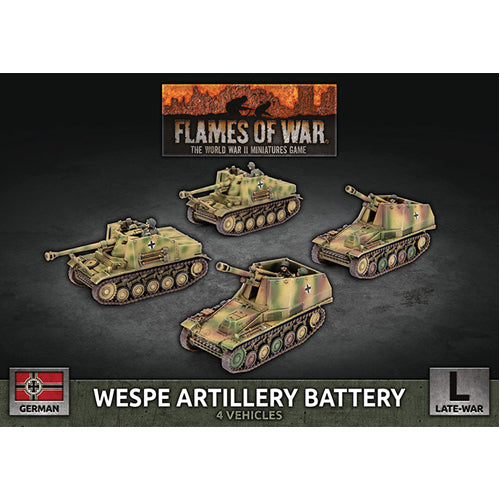 Wespe Artillery Battery (x4 Plastic)