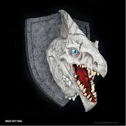 White Dragon Trophy Plaque: D&D Replicas of the Realms