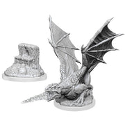 White Dragon Wyrmling: D&D Nolzur's Marvelous Unpainted Miniatures (W19)