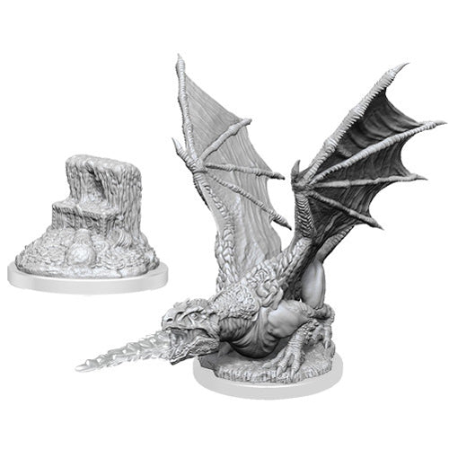 White Dragon Wyrmling: D&D Nolzur's Marvelous Unpainted Miniatures (W19)