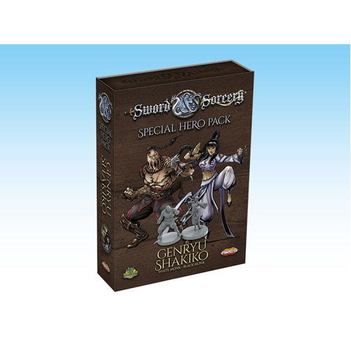 White/Black Monk (Genryu/Shakiko) Hero Pack: Sword & Sorcery
