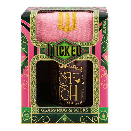 Wicked Glass Mug and Socks 1