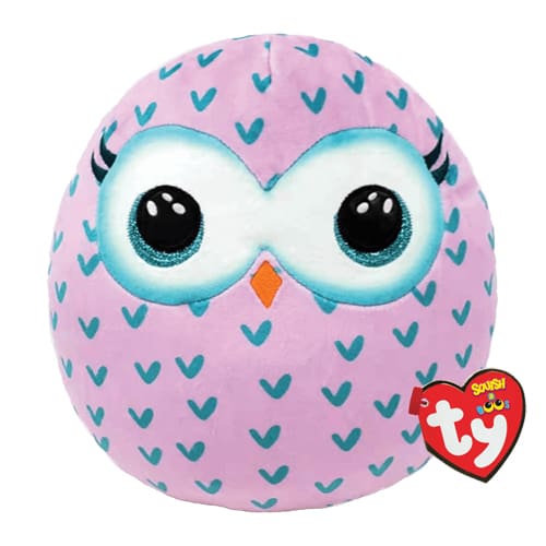 *A Grade* Winks Owl Squish-a-Boo 10"