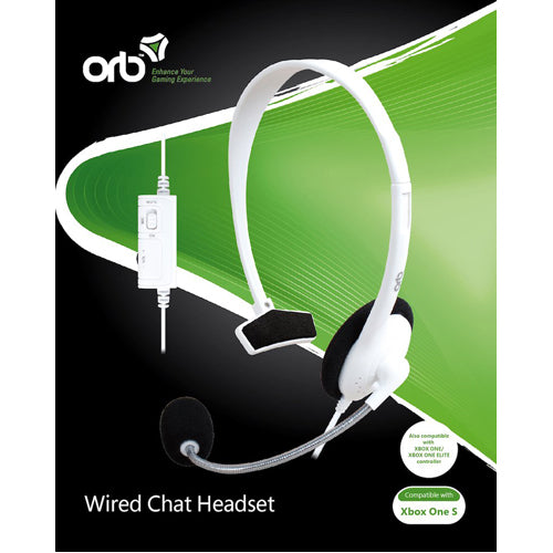 Wired Chat Headset - White (ORB) - Xbox One